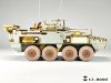 E.T. Model P35-155 U.S.Army Stryker Armored Vehicle Sagged Wheels For TRUMPETER Kit 1/35